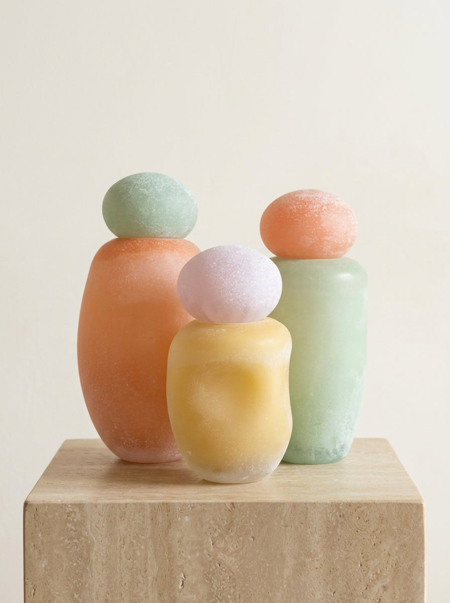 Pastel Glass Bottle Set