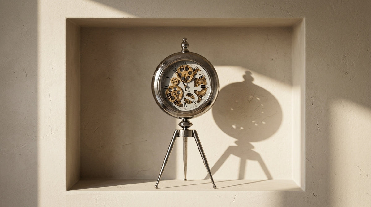 Vintage Tripod Clock