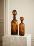 Amber Decorative Bottles