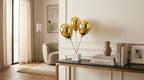 Gold Balloon Sculpture