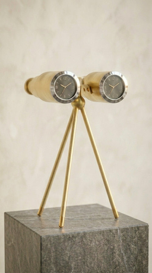 Binocular Desk Clock