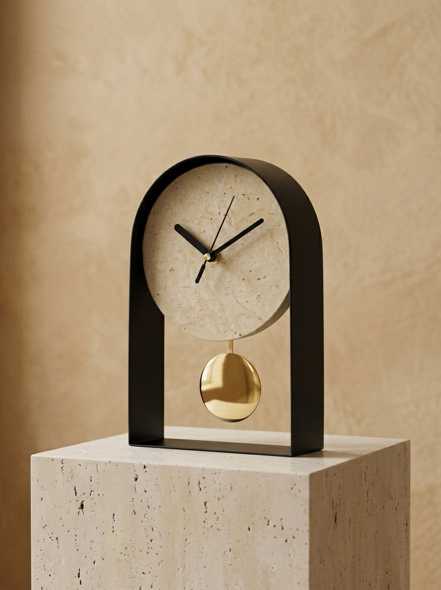 Pendulum Table Clock