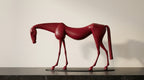 Red Horse Sculpture