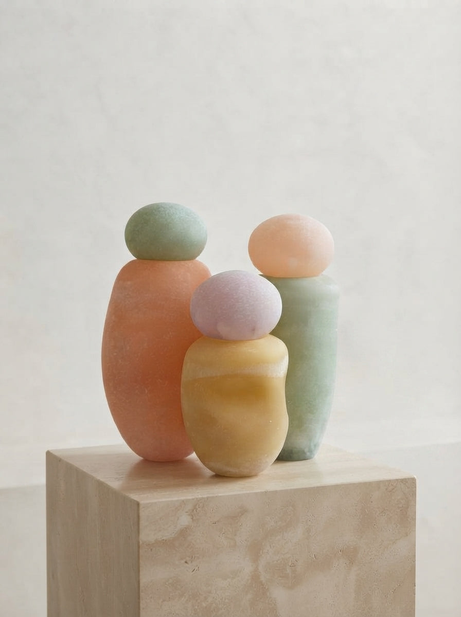 Pastel Glass Bottle Set