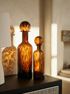 Amber Decorative Bottles