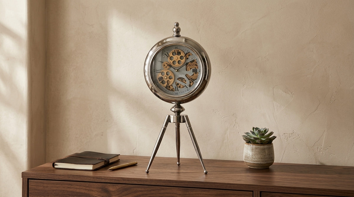 Vintage Tripod Clock