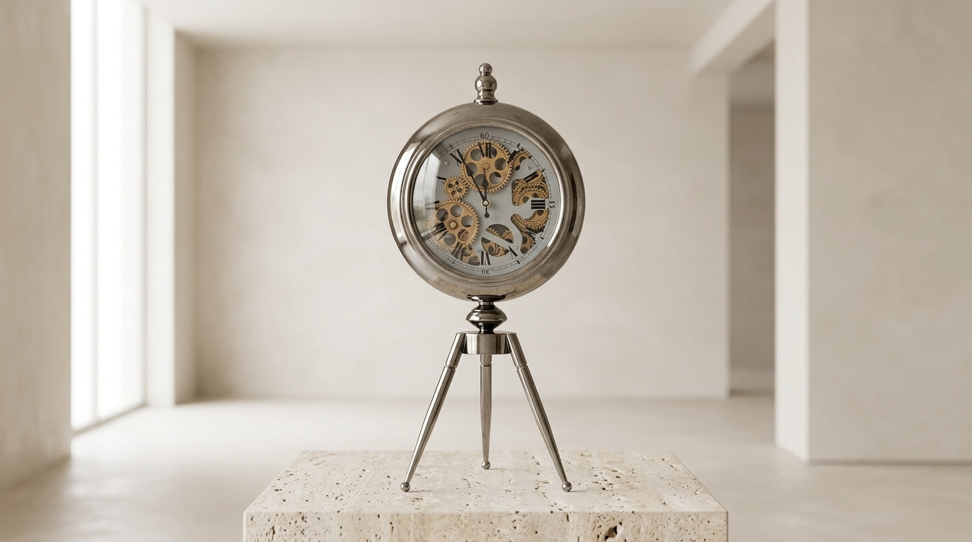 Vintage Tripod Clock
