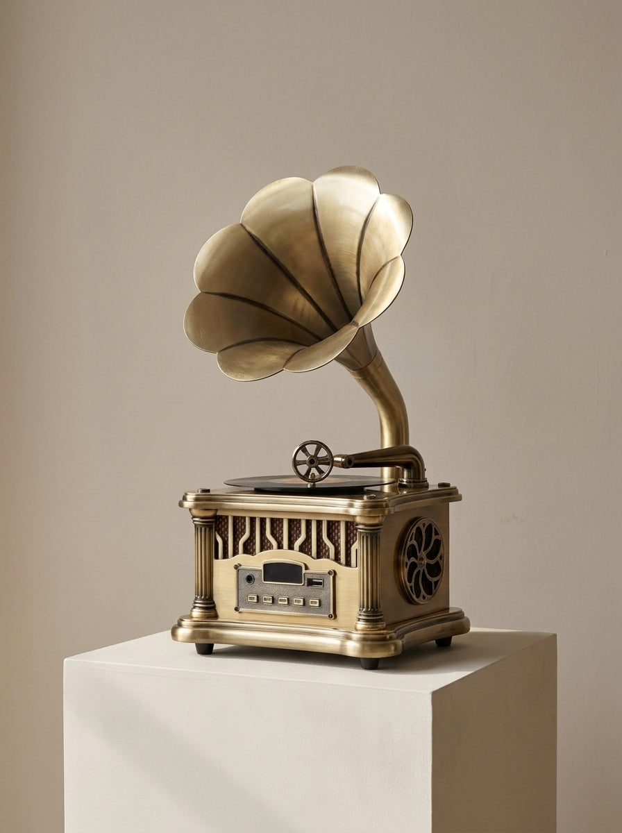 Vintage Gramophone Decor
